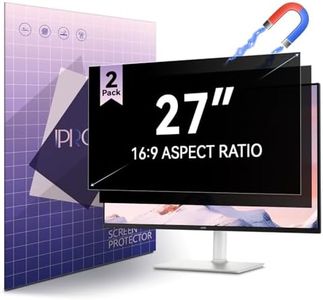 IPROKKO 2 Pack 27 inch Magnetic Privacy Screen For 16:9 Computer Monitor