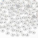 Beadsland 1440 Piece Flat Back Crystal Rhinestones Round Gems,1.3mm-6.5mm, Crystal/CrystalAB (SS10(2.7-2.9mm))