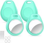 Tukio Air Tracker Tags 4 Pack, Key Finder Bluetooth Tracker Compatible with Apple Find My APP (iOS Only) Smart tag Item Locator with 100dB Sound, Replaceable Battery,Your Luggage Trackers,Keys Tracker