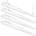 TychoLite 110W 8FT LED Shop Lights 8 Foot Linear Strip Light, 12000 Lumens, 5000K, 8' LED Light Fixtures for Garage, Warehouse, Supermarket, Commercial Grade, Fluorescent Tube Replacement, 4 Pack