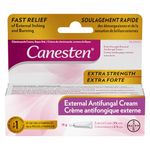 Canesten® Extra Strength External Antifungal Cream for Yeast Infection, Fast Relief from Itching and Burning, 15g