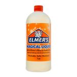 Elmer's Magical Liquid Slime Activator Solution Updated Formula for Double Slime Output Safe and Washable 1 Quart