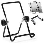 calistar VOVIGGOL Adjustable Tablet Stand Holder, Non-Slip Foldable Holder Cradle Fit for 9-12.9" Tablets, iPad, Samsung and Kindle Fire, Display Stand Picture Frame Stand for Photos (Large Black)