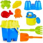 PREXTEX 10 Piece Beach Toys Sand To
