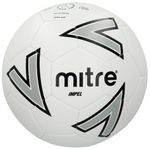 Mitre Impel Training Football Without Ball Pump, White, Size 2