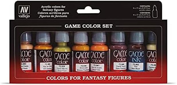 Vallejo Game Colour Skintones 8 Colour Set Miniatures