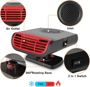 Leaflai 150W 12V Car Heater – Portable Vehicle Defroster