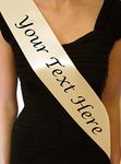 Personalised Ivory Sash Hen Party Night Do Birthday Prom Promotional Cheap