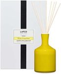 LAFCO New York Signature Reed Diffuser, White Grapefruit - 15 oz - Up to 9 Months Fragrance Life - Reusable, Hand Blown Glass Vessel - Natural Wood Reeds - Made in The USA