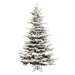 Vickerman Flocked Sierra Fir Christmas Tree