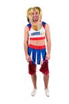 Fun Shack Cheerleader Costume For Men Bachelor Funny Cheerleading Halloween Costumes For Men Large