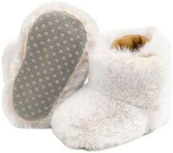 Zoolar Infant Unisex Warm Fur Lining Soft Boots Baby Winter Ankle Non-Slip Rubber Texture Sole Toddler Winter Snow Crib Shoes