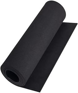 MEARCOOH Black eva Foam roll, (1mm to 10mm) Premium Cosplay EVA Foam Sheet,2mm Thick,49x13.5,High Density 86kg/m3 for Cosplay Costume, Crafts, DIY Projects by