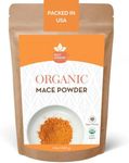 SPICY ORGANIC Ground Mace 3 lbs. - Exquisite Mace Spice Powder for Cooking, Baking, Sauces, Soups, Beverages and Savory Dishes– Certified USDA Organic, Non-GMO and Kosher. Comes in a Resealable Pouch