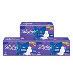 Stayfree Dry Max Xxl|Combo Pack 126 Pads|All Night Xxl Dry Cover Sanitary Pads For Women|Convert Heavy Flow Into Gel|Odour Control|Absorbs 2X More With Wider Back|Superior Dry Feel|Ultra Thin Pads|