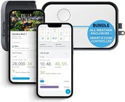 Rachio 3 Smart Bundle: Includes Rachio 3rd Generation-8 Zone Smart Sprinkler Controller (Alexa Compatible w/ Hyperlocal Weather Intelligence Plus & Rain Skip) & Rachio Weatherproof Outdoor Enclosure