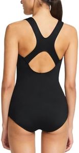baleaf Women's Athletic Swimsuits Racerback One Piece Black 40/X-Large