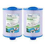 PUROFLO Spa Hot Tub Filter Cartridge Replacement for PWW50P3(1 1/2" Coarse Thread)|Unicel 6CH-940, 817-0050|Filbur FC-0359,25252, Waterway Front Access Skimmer, Screw in SAE Thread Filter 2 Pack