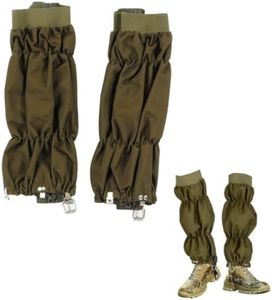 Snake Protection Leg Gaiters, Waterproof, Adjustable Size, for Hiking, Hunting, Snow Boots