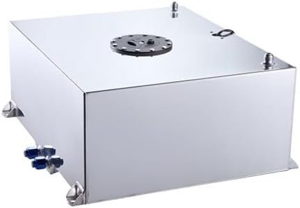 EVIL ENERGY 20 Gallon Fuel Cell Gas Tank Aluminum with Level Sender Street Drift Silver