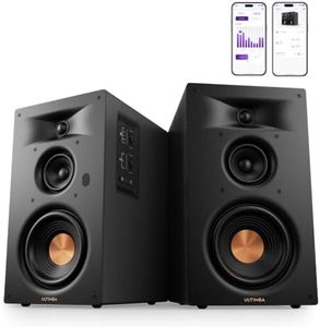 ULTIMEA 3-Way Powered Bookshelf Speakers, Bluetooth 6.0, BS-3