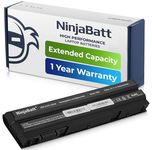 NinjaBatt Battery for Dell T54FJ E6430 E6420 8858X E6520 E5430 E6530 E5520 E5420 E6440 5520 T54F3 E5530 17R 5720 M5Y0X 7420 15R 5520 NHXVW 312-1324 3460 - High Performance [6 Cells/4400mAh]