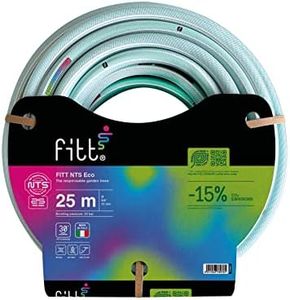 FITT NTS Eco 5/8" (15 mm) 25 m - Tubo da Giardino per irrigazione, Robusto e malleabile, per Uso Intensivo. più Leggero e sostenibile