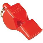 Fox 40 Classic Pealess Whistle with Lanyard - Red