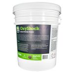 OxyShock Contractor Grade Organics Remover | Stone, Concrete, Deck, and Roof Cleaner | Mold, Moss, Black Stain and Dirt Remover | Pressure Washing Chemical | 5 Gallon (18.9L)