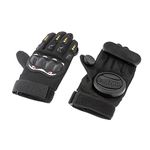 F Fityle Skateboard Gloves, Standard Longboard Downhill Sliding Gloves, Impact Wrist Guard Protective Gear for Skating Skateboard Skiing Snowboard, Black