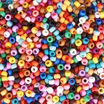 Megoogo 1000Pcs Pony Beads Frosted Bracelets Beads Kit Plastic Beads Mixed Color for Jewelry Making Opaque Matte Rainbow Bracelets Supplies Beads Bulk for Braids DIY Necklace Key Chain