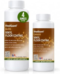 CoverTec VinylGuard – WB Polyurethane Gloss Vinyl Floor Sealer for LVT Tile, Terrazzo & Rubber Floors 4 oz (Prof Grade 2 Part Kit = 4 oz)