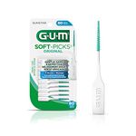 GUM Soft-Picks® Original Dental Picks, Between Teeth Cleaning, On-The-Go Travel Case, 80 Picks