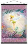 Trends International Disney Tinker Bell - Pure Magic Wall Poster, 22.375" x 34", Premium Print and Black Hanger Bundle