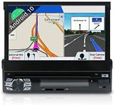 JOYX Android 12 IPS Single DIN Car Radio GPS Navigation - [2G+32G] - Built-in CarPlay + Android Auto- Rear Camera MIC Free - 7 Inch HD - DAB Steering Wheel Control 4G WiFi BT Mirrorlink Split Screen