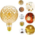 LED Light Bulb E27 Globe G125 Amber