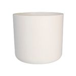 elho B.for Soft Round 30 - Indoor Plant Pot - 100% Recycled Plastic - Ø 29.5 x H 27.6 cm - White/White