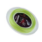 SM SunniMix Professional Badminton/Tennis Racket Strings Reel - 200m/218yd, Gym Sports Training String Repair Replacement, Fluorescent Yellow, 200m