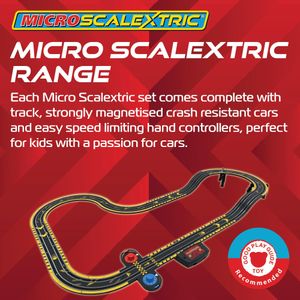 Scalextric Micro Car Race Track Set – Slot Racing Toy for Kids