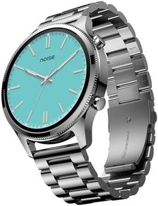 Noise Halo Plus Elite Edition Smartwatch with 1.46" Super AMOLED Display, Stainless Steel Finish Metallic Straps, 4-Stage Sleep Tracker, Smart Watch for Men and Women (Elite Silver)