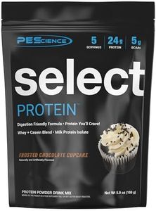 PEScience Select Low Carb Protein Powder, Chocolate Cupcake, 5 Serving, Whey and Casein Blend, Keto Friendly, Gluten Free, Best Tasting, Clean Isolate for Women and Men