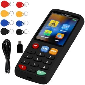 BETIMFAN Smart Card RFID Copier Kit Portable 125 KHz ID Card Reader Writer 13.56 MHz IC Card Reader Writer IC ID Card Copier X7RFID Reader Writer Duplicator Access Control Reader for Smart Card(black)