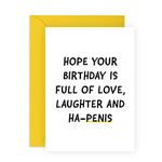 CENTRAL 23 Best Friend Birthday Card - Naughty Birthday Cards For Women Men Gay - Funny Birthday Card For Her Him They - Comes With Fun Stickers