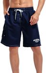 Adoretex Men's Guard Board Shorts Swimsuit (MG001) - Navy - XXXXX-Large