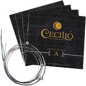 Cecilio Violin Strings Size 1/2 & 1/4 Violin Strings, G D A & E (1 Set)