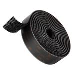 3M Dual Lock SJ3550A 1"×8ft Black 1 Pack Reclosable Fastener Mounting Tape Interlocking Mushroom shaped Strong Adhesive Hook Lock Sticky Tape for Indoor and Outdoor