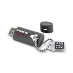 Integral 8GB Crypto-197 256-Bit Hardware Encrypted 3.0 USB Secure Flash Memory Drive - Certified to FIPS 197, Brute-Force Password Attack Protection & Rugged Double-layer Waterproof Design