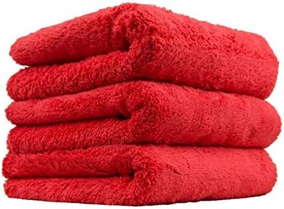 Chemical Guys Happy Ending Ultra Plush Edgeless Microfiber Towel, Red