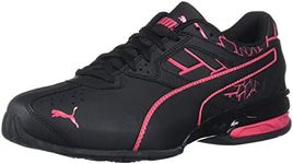 PUMA Womens Tazon 6 Cross Trainer, PUMA Womens Black-Nrgy Rose, 10.5