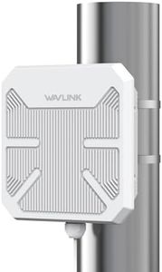 WAVLINK AX3000 Outdoor CPE for PtP and PtMP, Weatherproof Outdoor Point to Point Wireless Bridge, support 100m Active/Passive PoE, Directional Antennas, AP/Router/WISP/Bridge Mode, 1000Mbps WAN